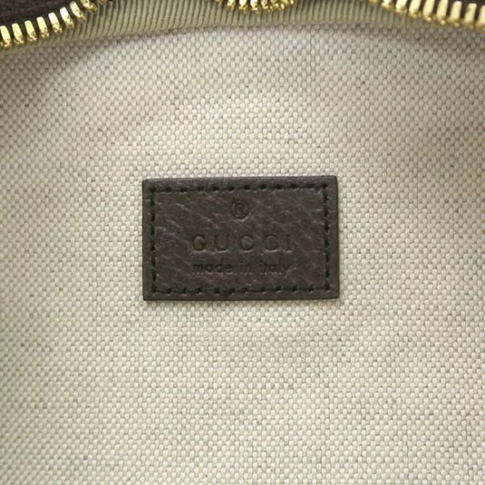 Gucci Jumbo GG Belt Bag Black Canvas Crossbody - Picture 8 of 9